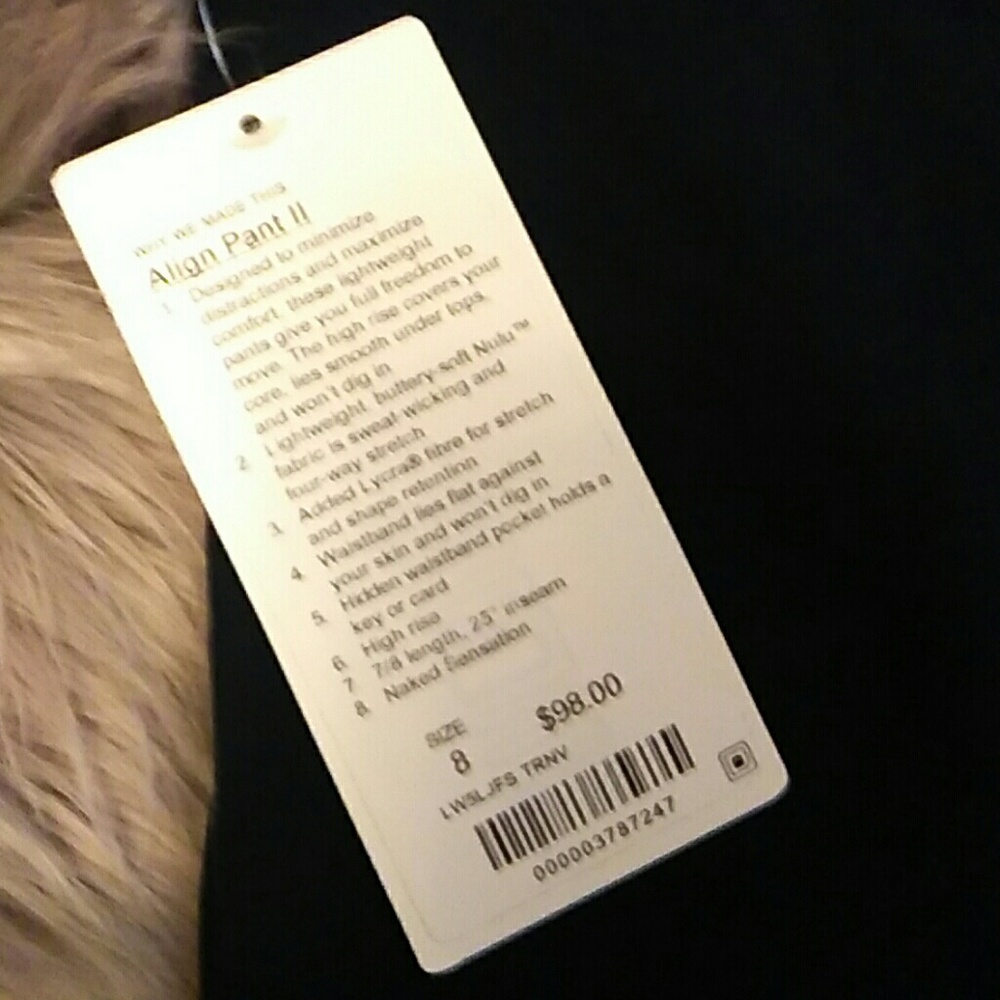 Align ll 7/8 True Navy NWT - Picture 2 of 3